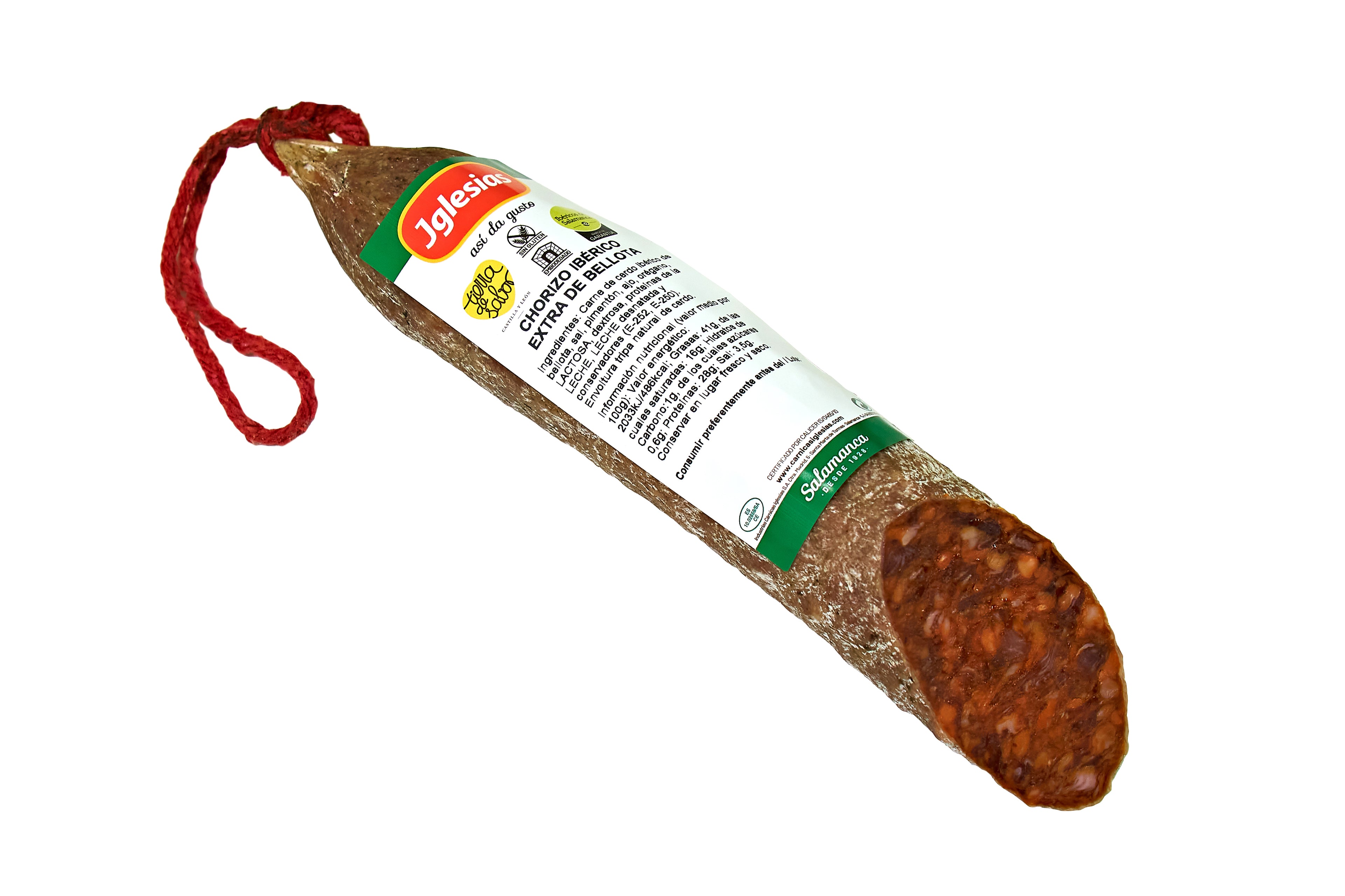 CHORIZO IBÉRICO BELLOTA EXTRA 500 GR