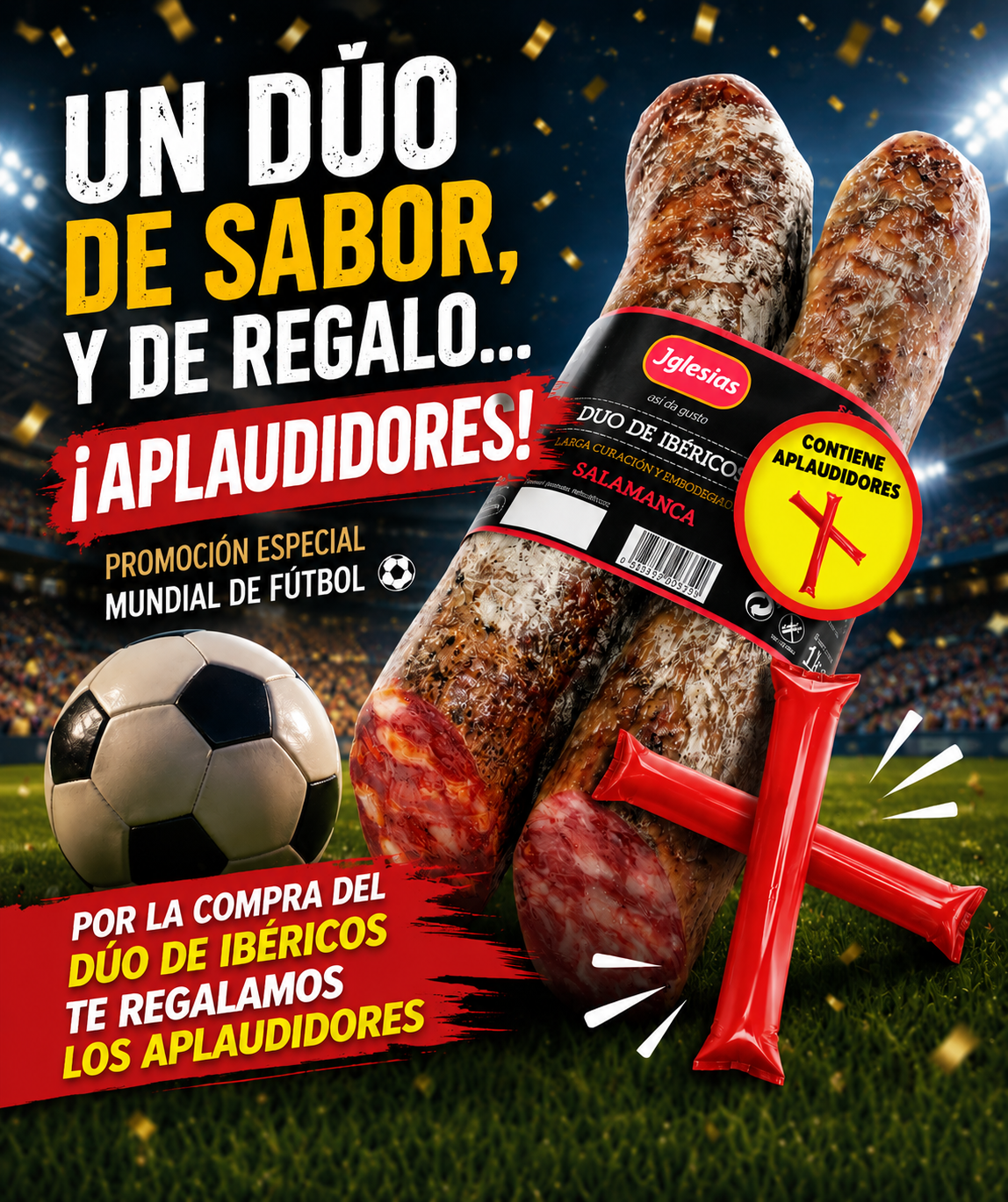 DUO CHORIZO + SALCHICHÓN IBÉRICO EXTRA 1KG