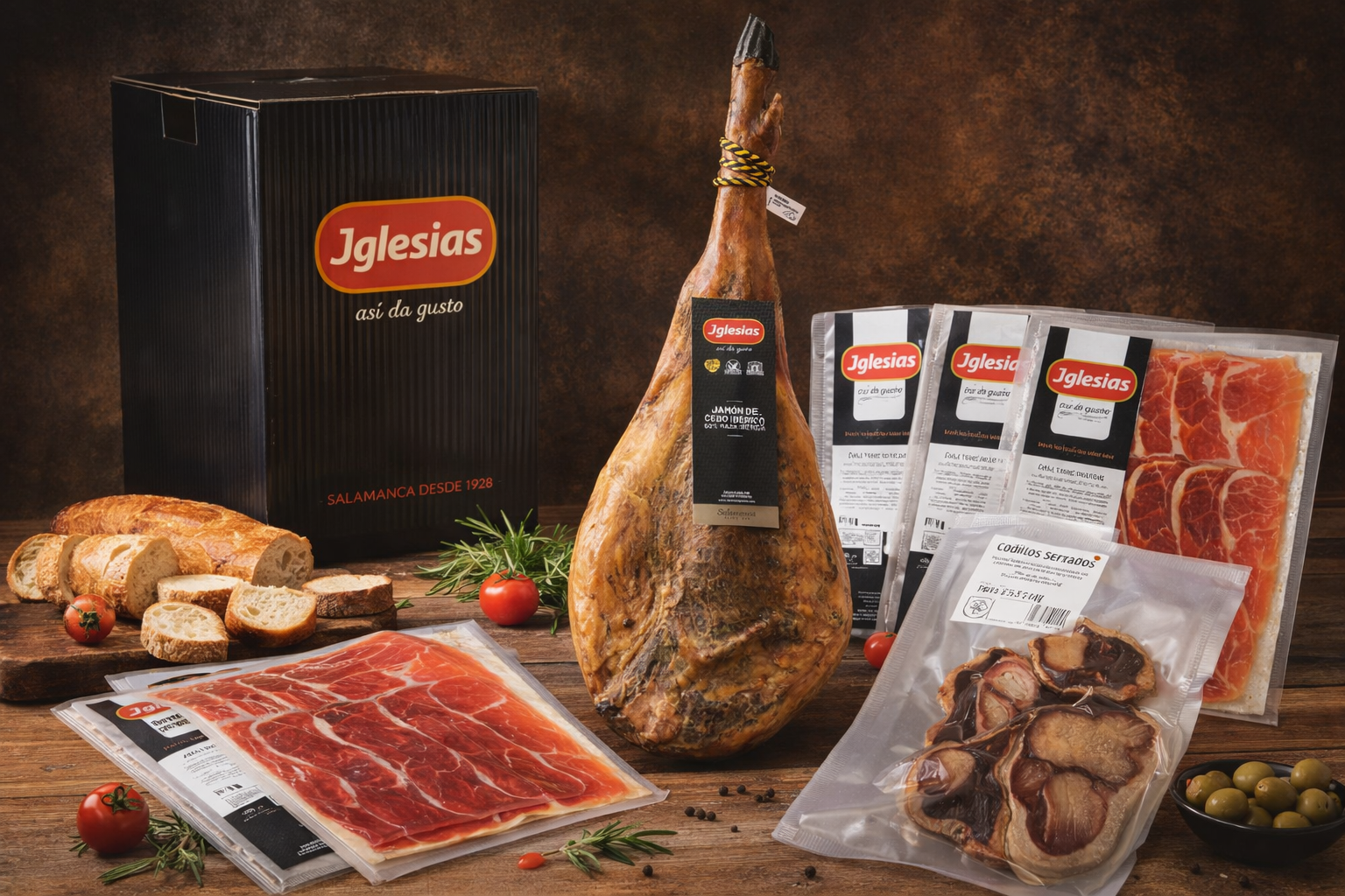 JAMÓN DE CEBO IBÉRICO LONCHEADO 8 KG APROX