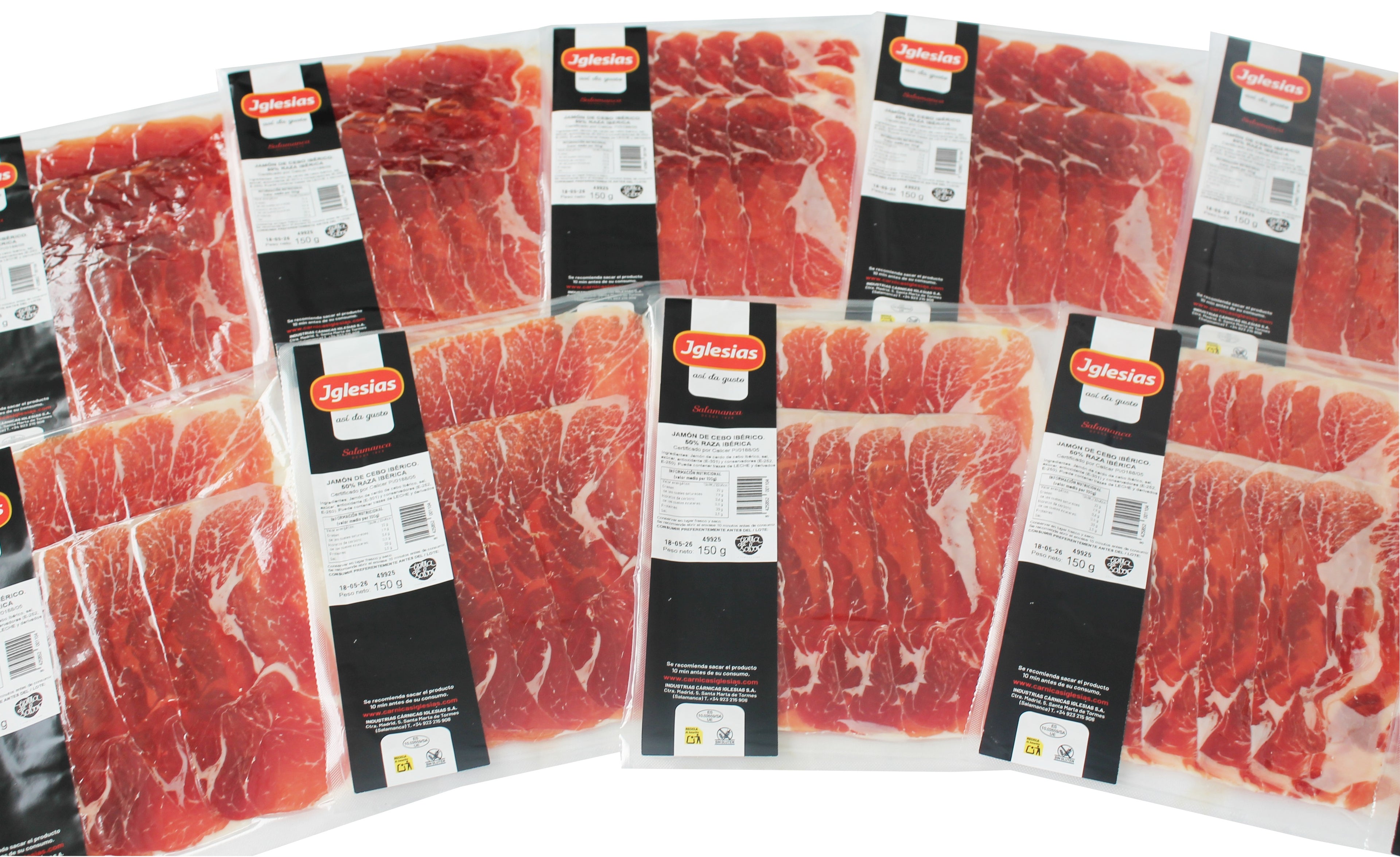 JAMÓN DE CEBO IBÉRICO LONCHEADO 8 KG APROX