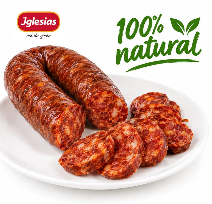 LONGANIZA EXTRA CASERA 100% NATURAL 250 GR