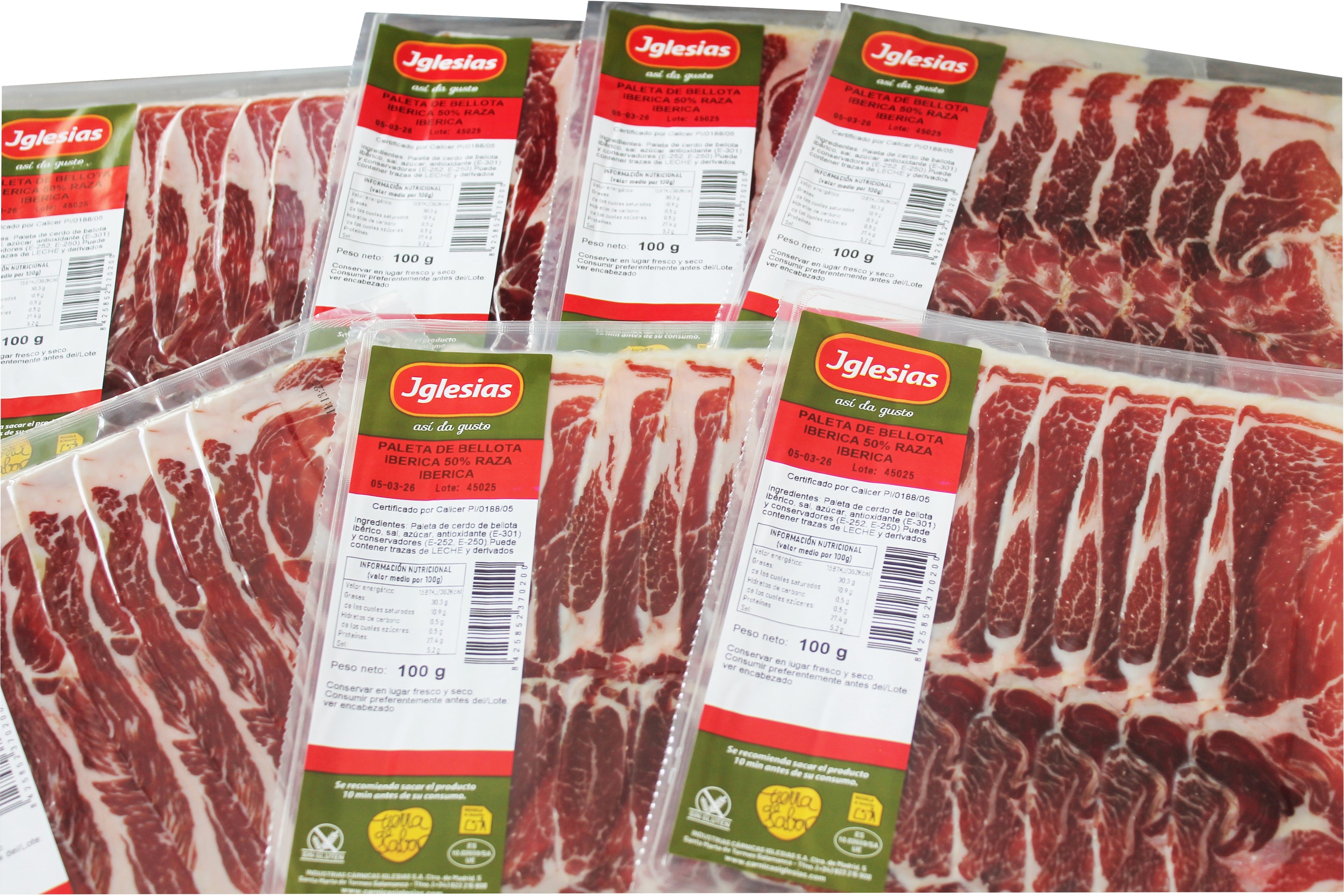 PALETA DE BELLOTA IBÉRICA LONCHEADA 5,5 KG APROX