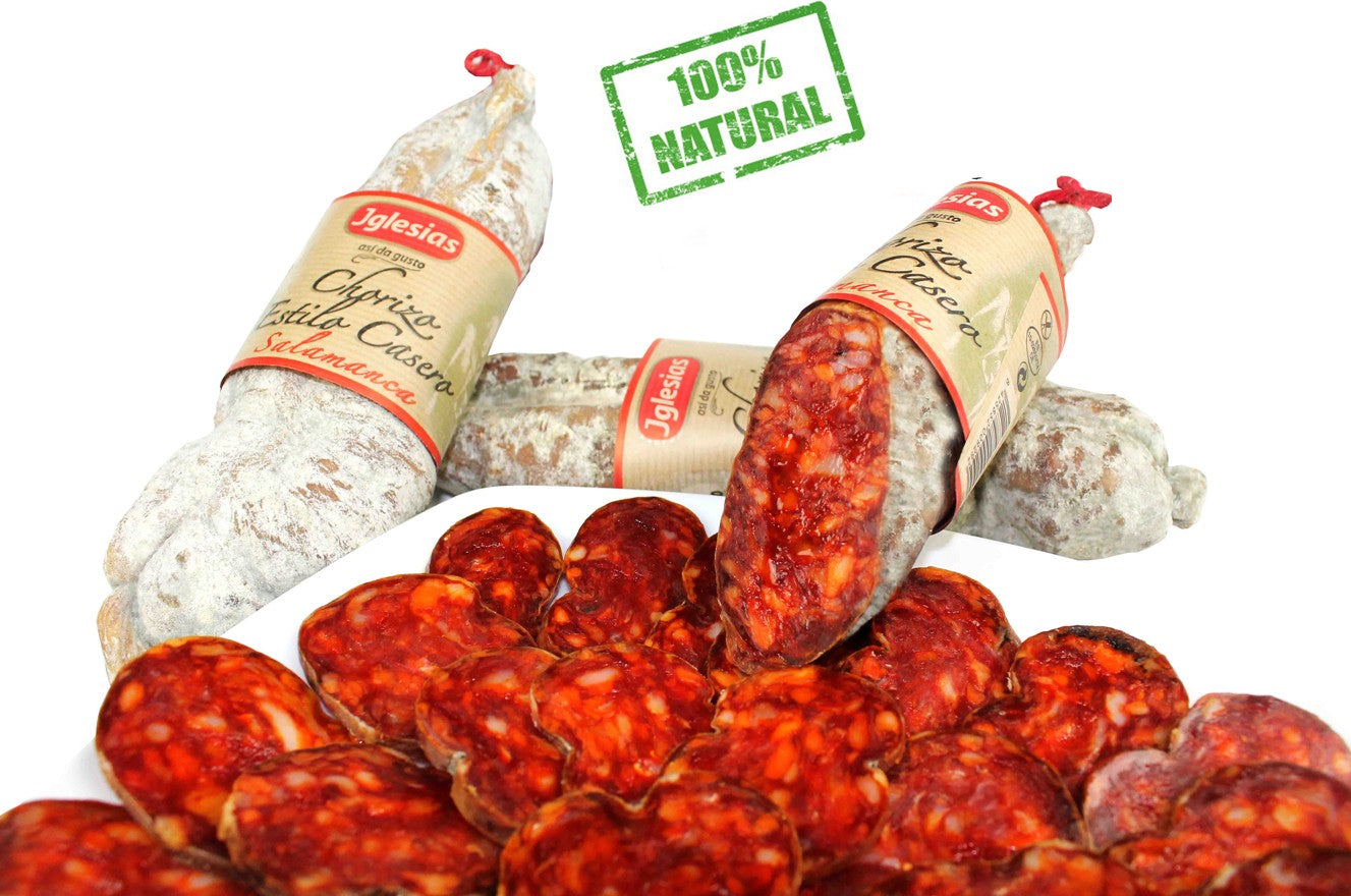 CHORIZO EXTRA CASERO 100% NATURAL 400 GR